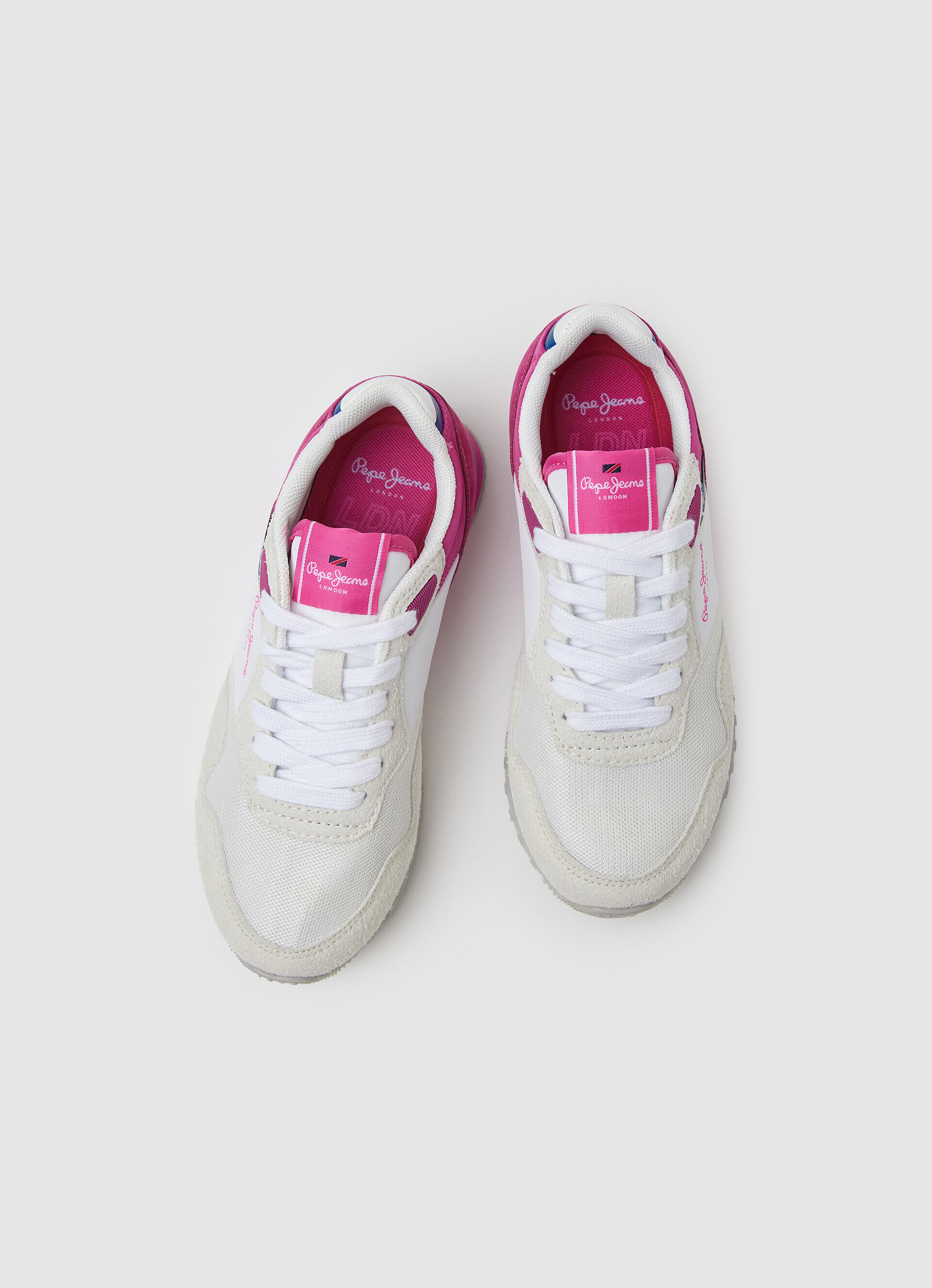 Tênis de corrida básico London - branco