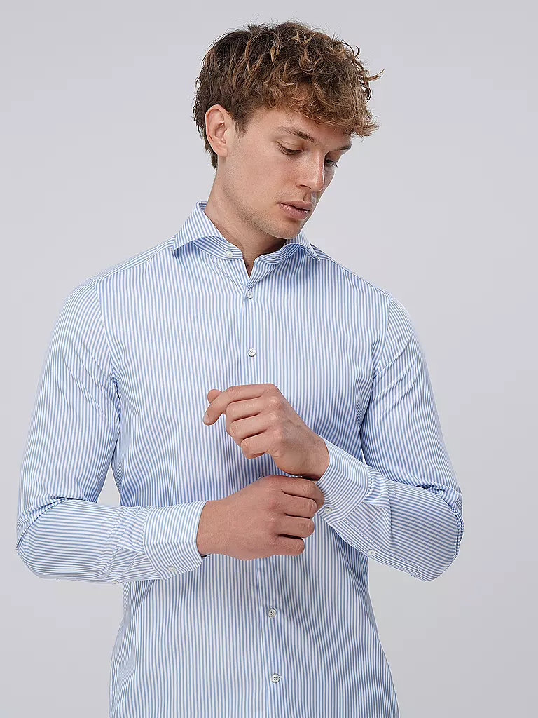 STENSTRÖMS Hemd Slim Fit  blau