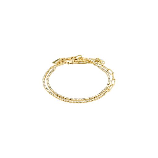 Pilgrim Rowan Armbånd, Gold Plated, 16,5 3 cm
