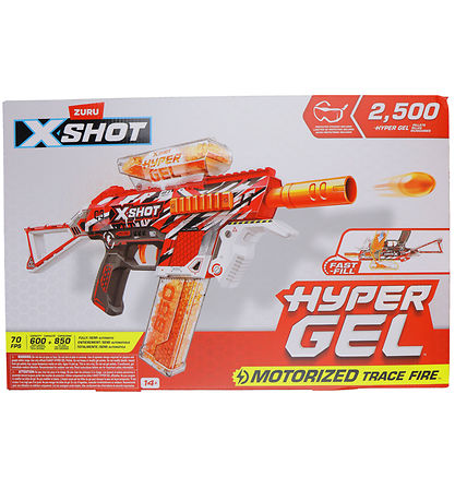 X-Shot Gel Blaster - Motorisiert - Hyper Gel Trace vier - 2500 G