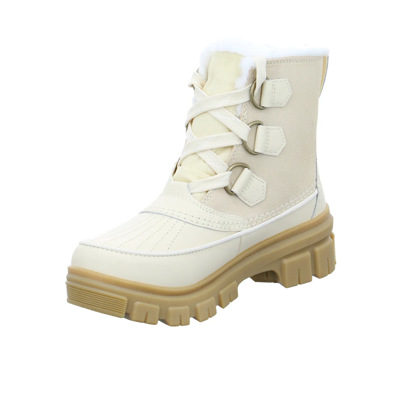 SOREL Snowboot Offwhite Leder  wasserdicht
