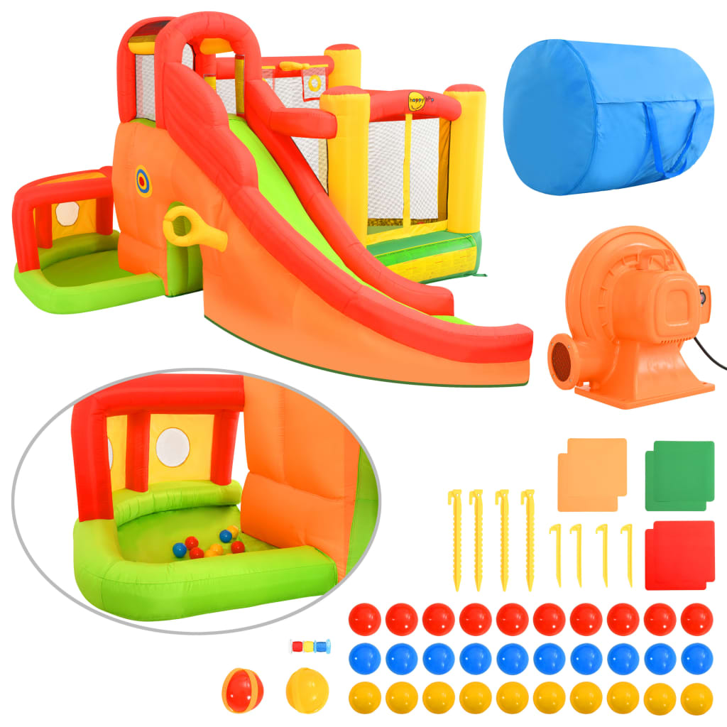 Castelo inflável Happy Hop com escorregador, 450x380x230 cm, PVC