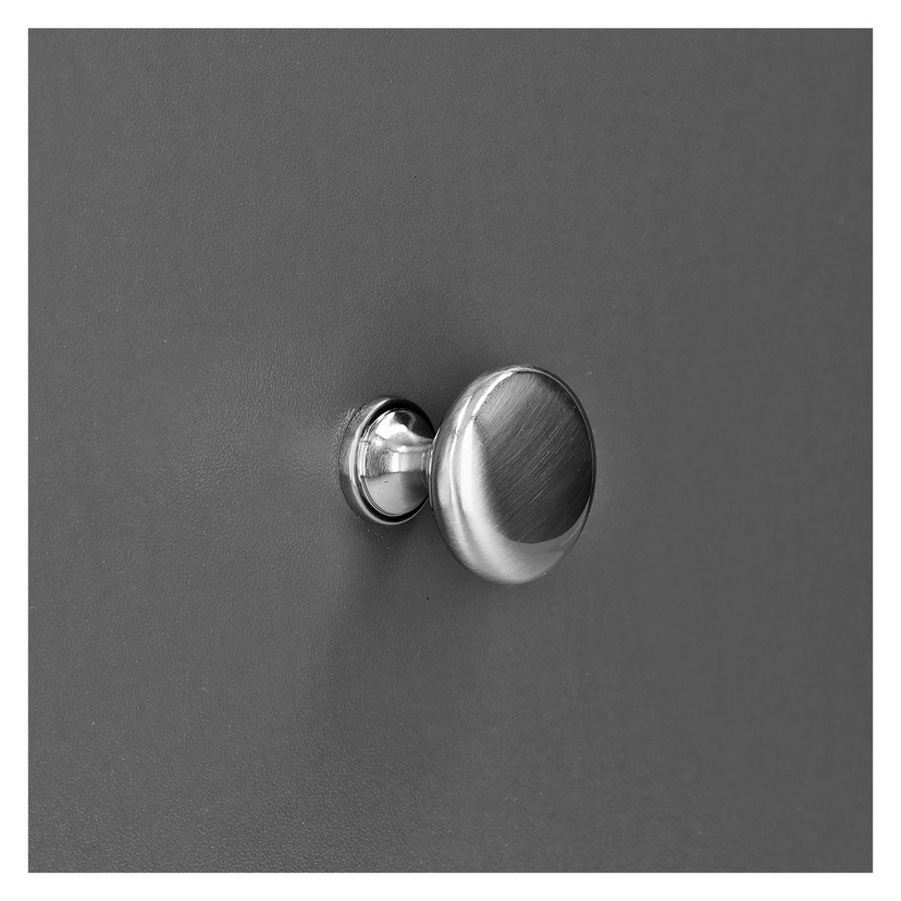 Knott, børstet nikkel 2-pk Ø30 mm