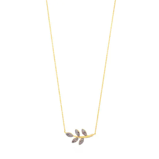 Colar de ouro com diamantes Gem Power