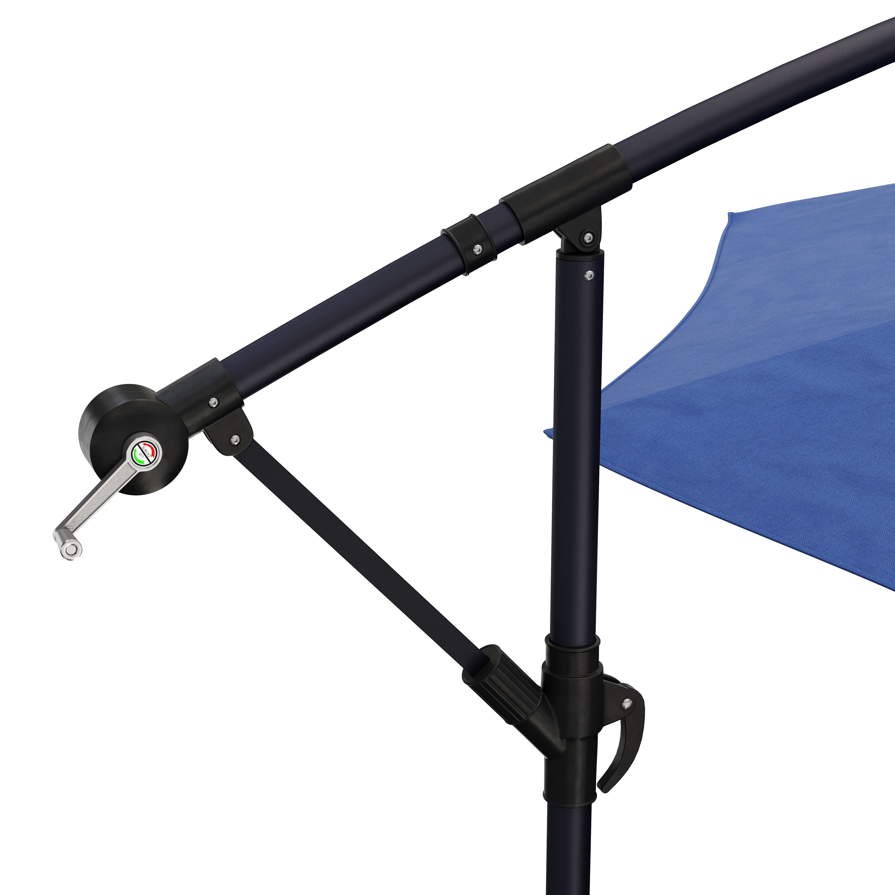 Sonnenschirm Ampelschirm SUN 350 cm blau