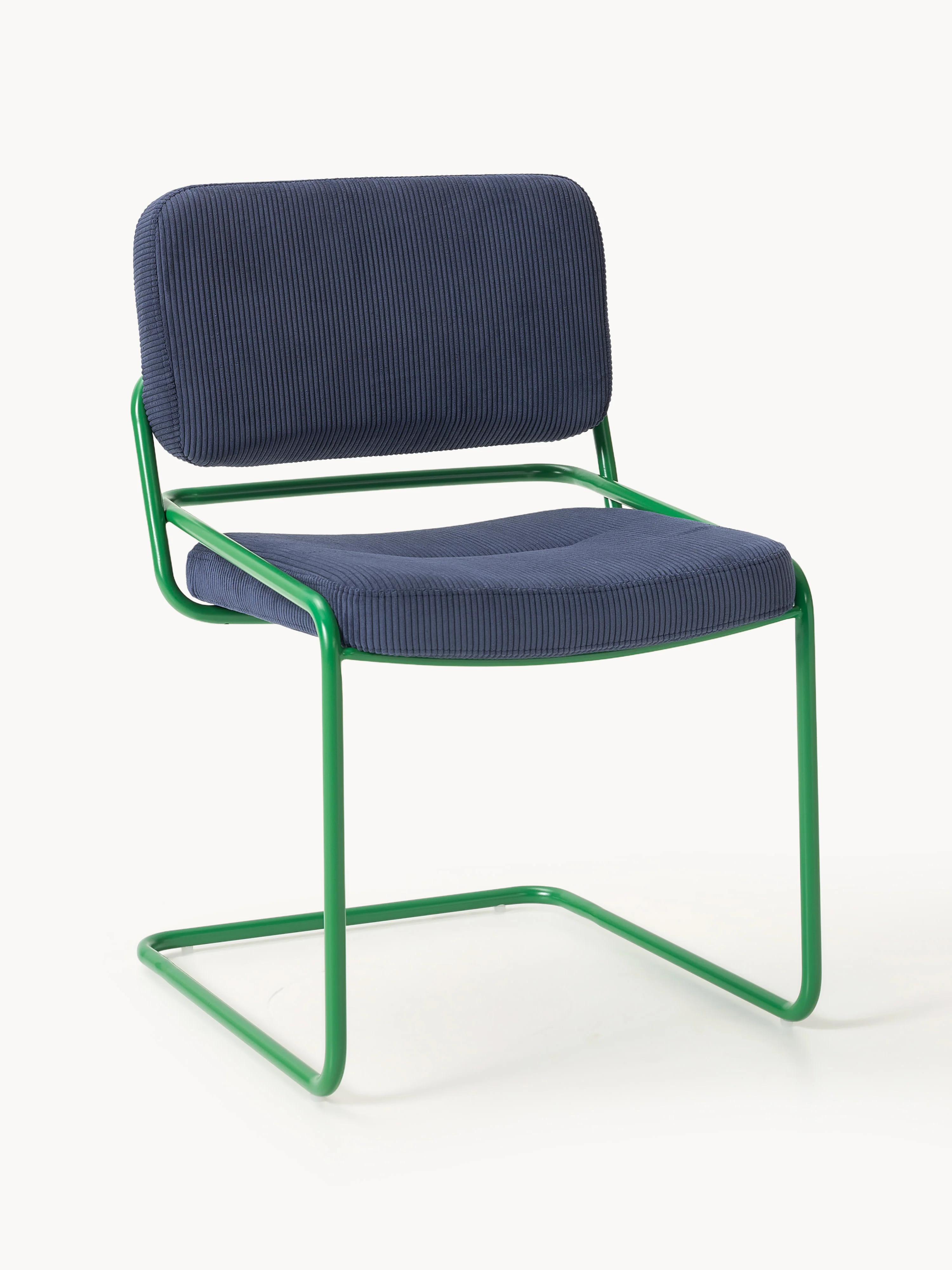 Cantilever stoel Don van corduroy