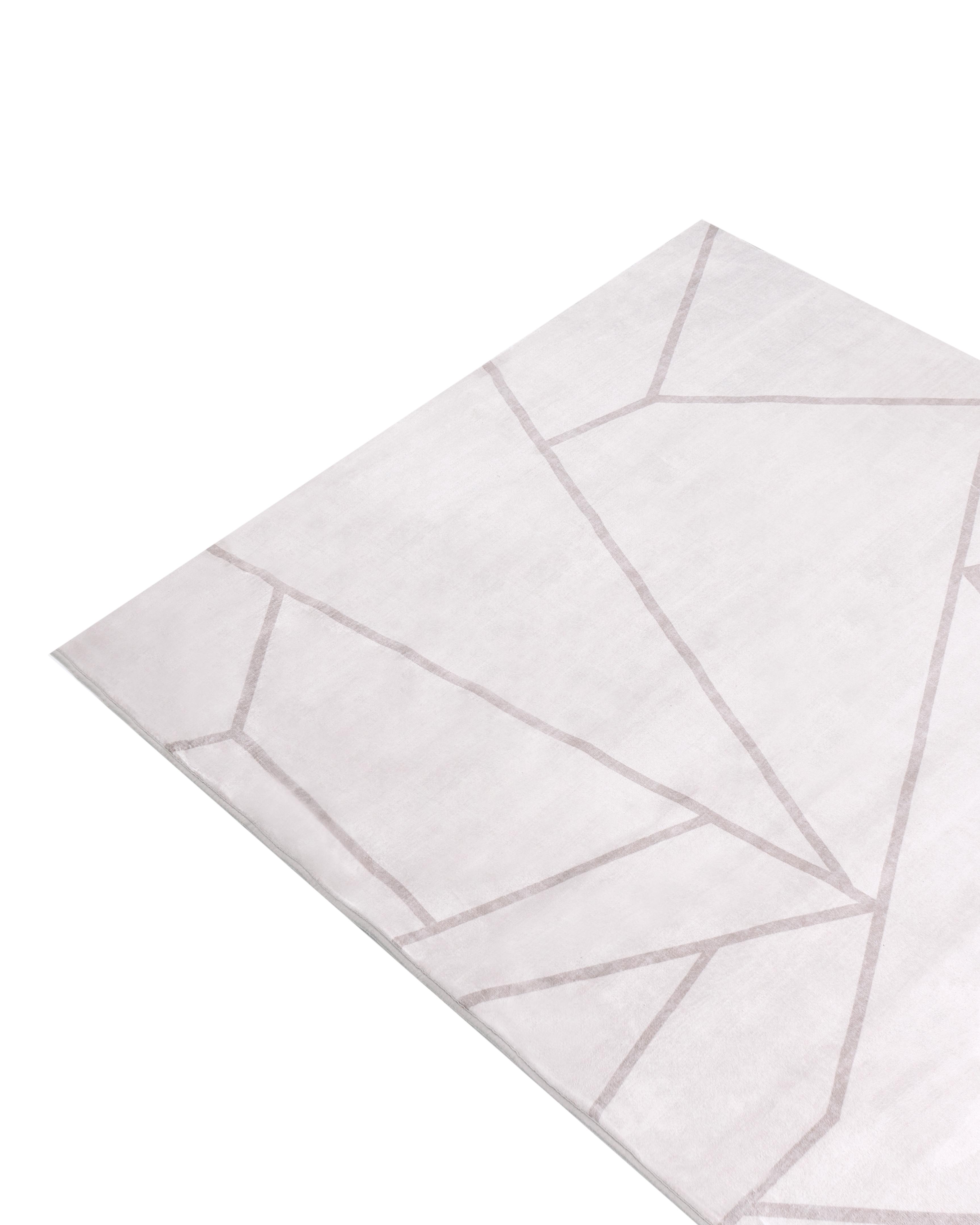 Vloerkleed POSOF Lichtbeige 160 x 230 cm