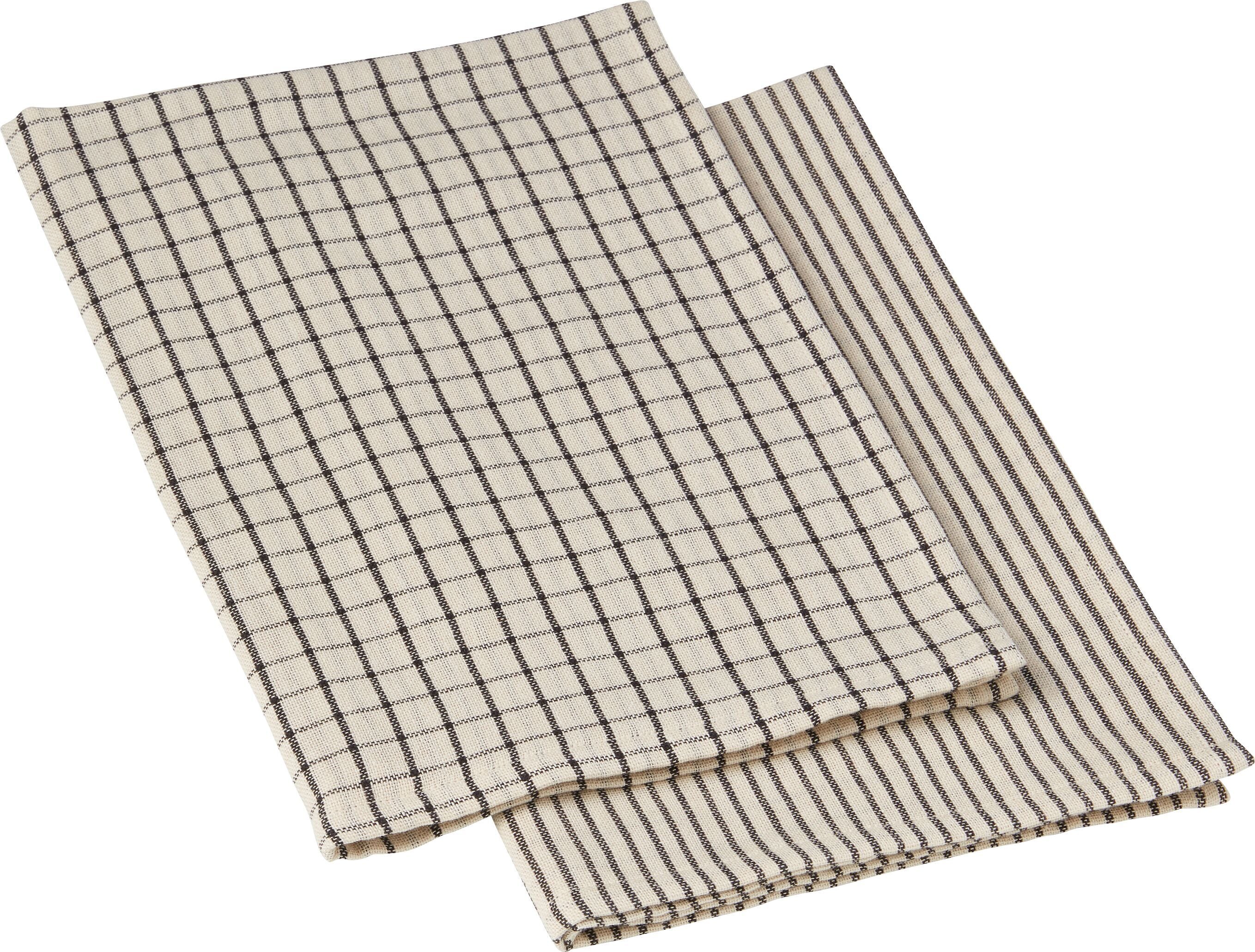 NAIKE Küchentuch Set - Écru / B: 50.0 cm x H: 70.0 cm