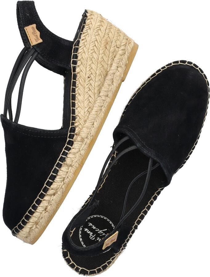 Toni Pons Espadrille Tremp Espadrilles zwart Suede Dames