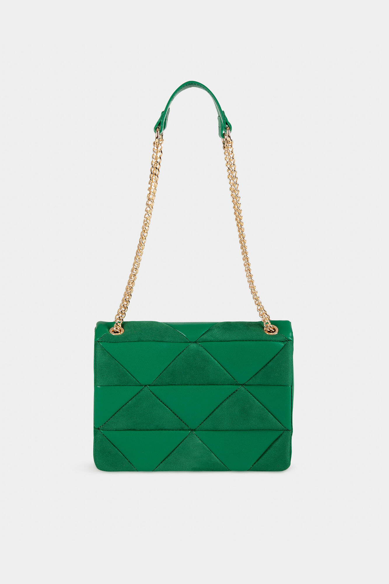 Bolsa cartera de mão bandolera cadena - Verde