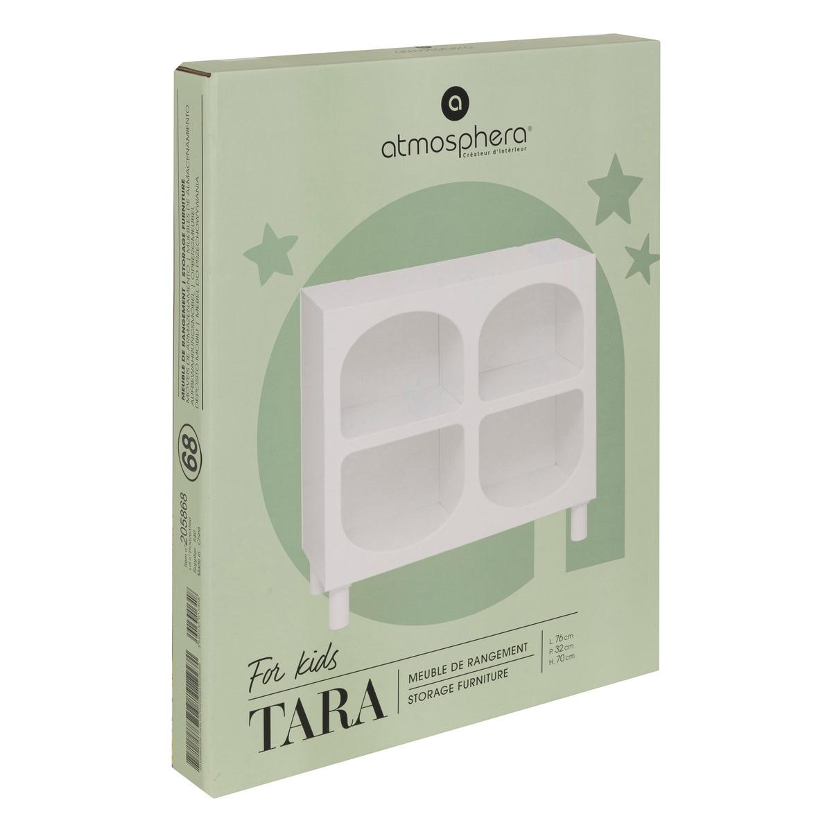 MEUBLE ETAGERE 4 NICHES TARA