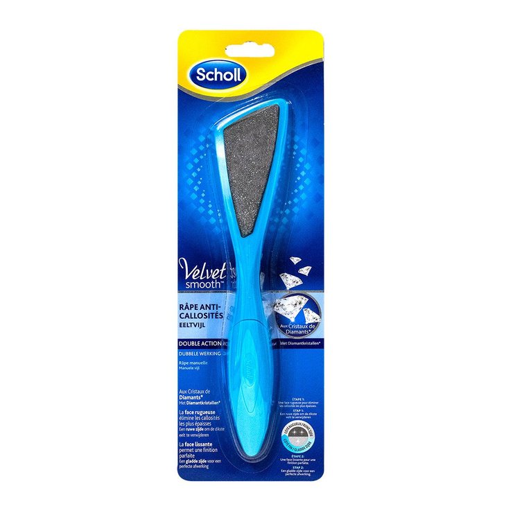 Velvet Smooth râpe anti-callosités double action