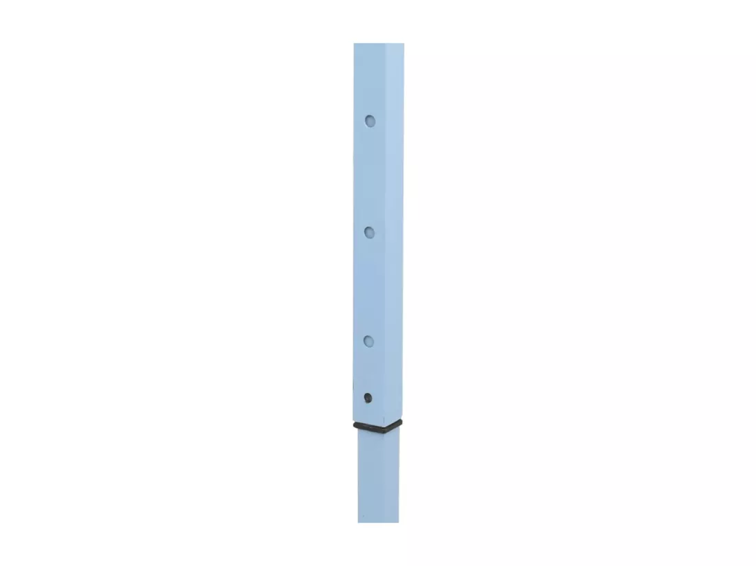 Tente de réception pliable avec 4 parois 2x2 m Acier Crème