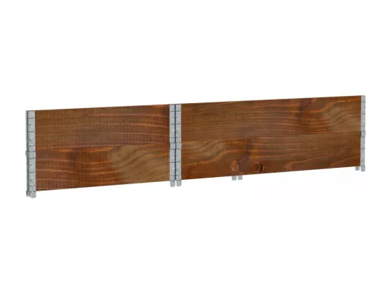 Jardinière bac lit surélevé bois marron 120 x 80 x 41 cm 02_0037410