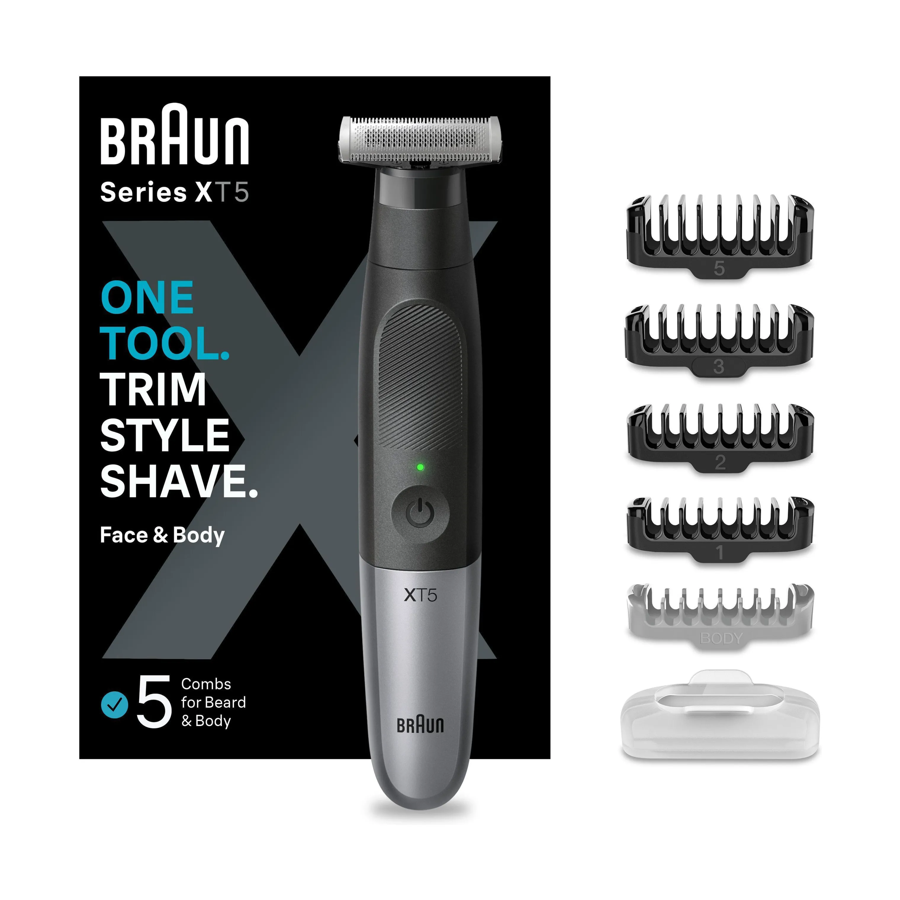 Braun Serie X XT5100 Skægtrimmer & kropsshaver