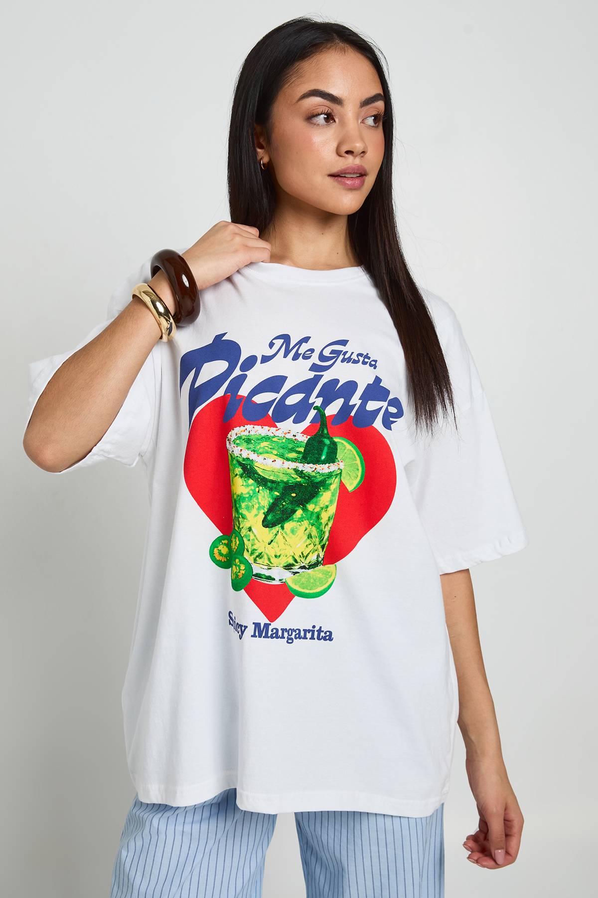 boohoo T-shirt Imprimé Cocktail Picante