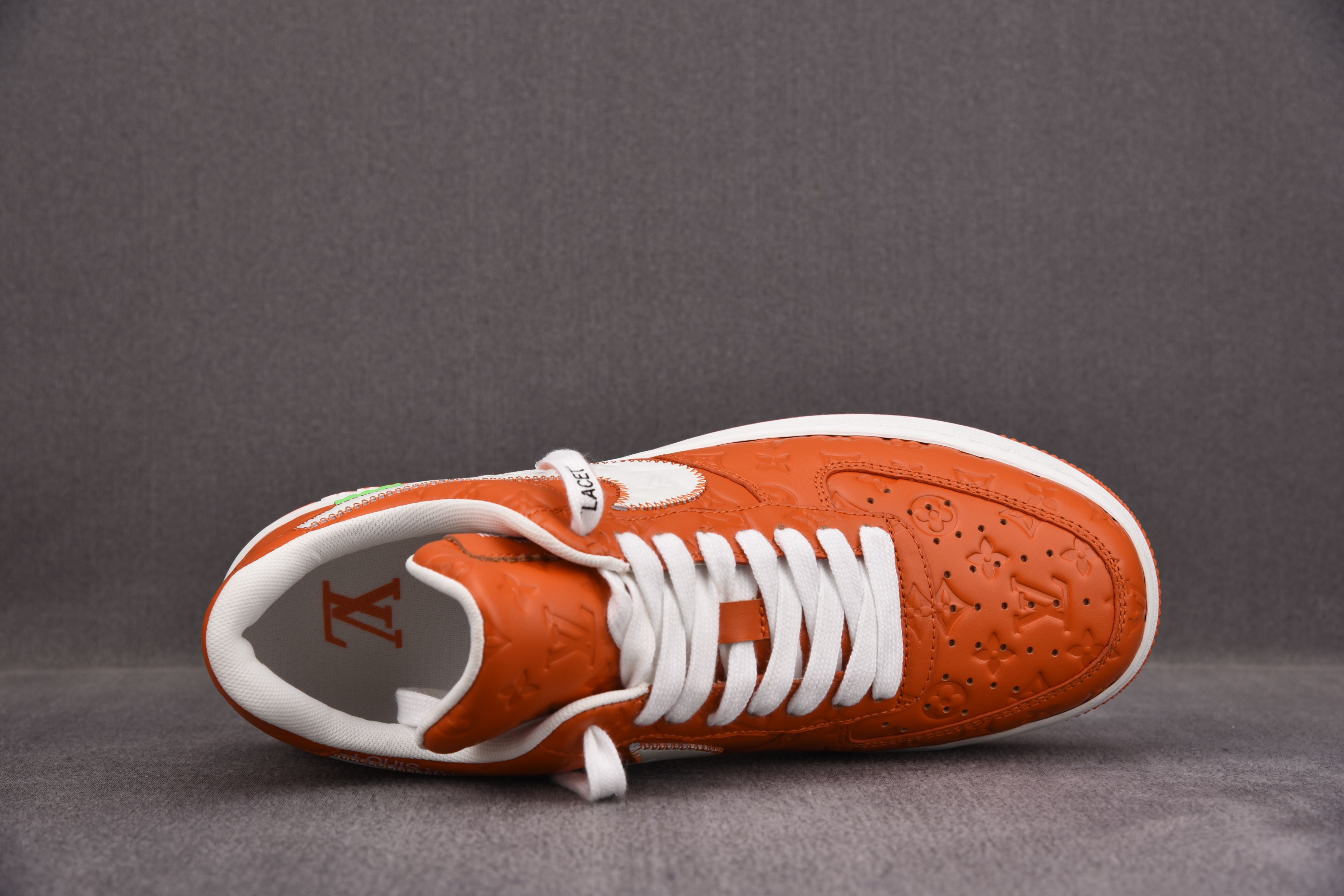 Nike Air Force 1 Low Louis Vuitton University Orange White (Be careful about the size!!)