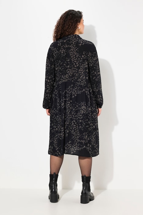 Hemdblusenkleid, Knopfleiste, Hemdkragen, Langarm