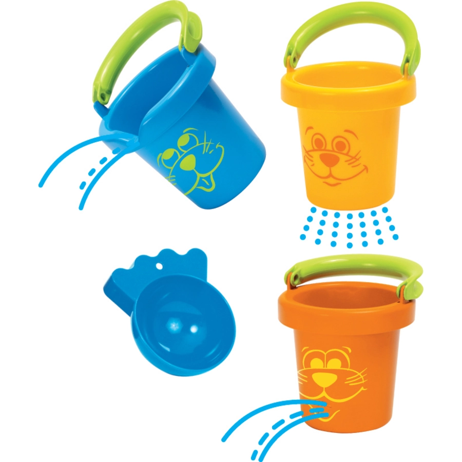Gowi Lustige Baby Eimer - Set 3 im Netz