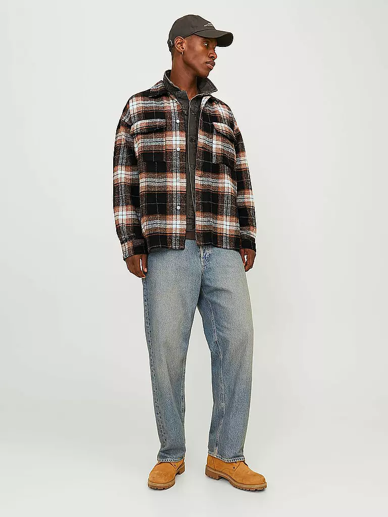 JACK & JONES Hemd Overshirt JORVESTERBRO  schwarz