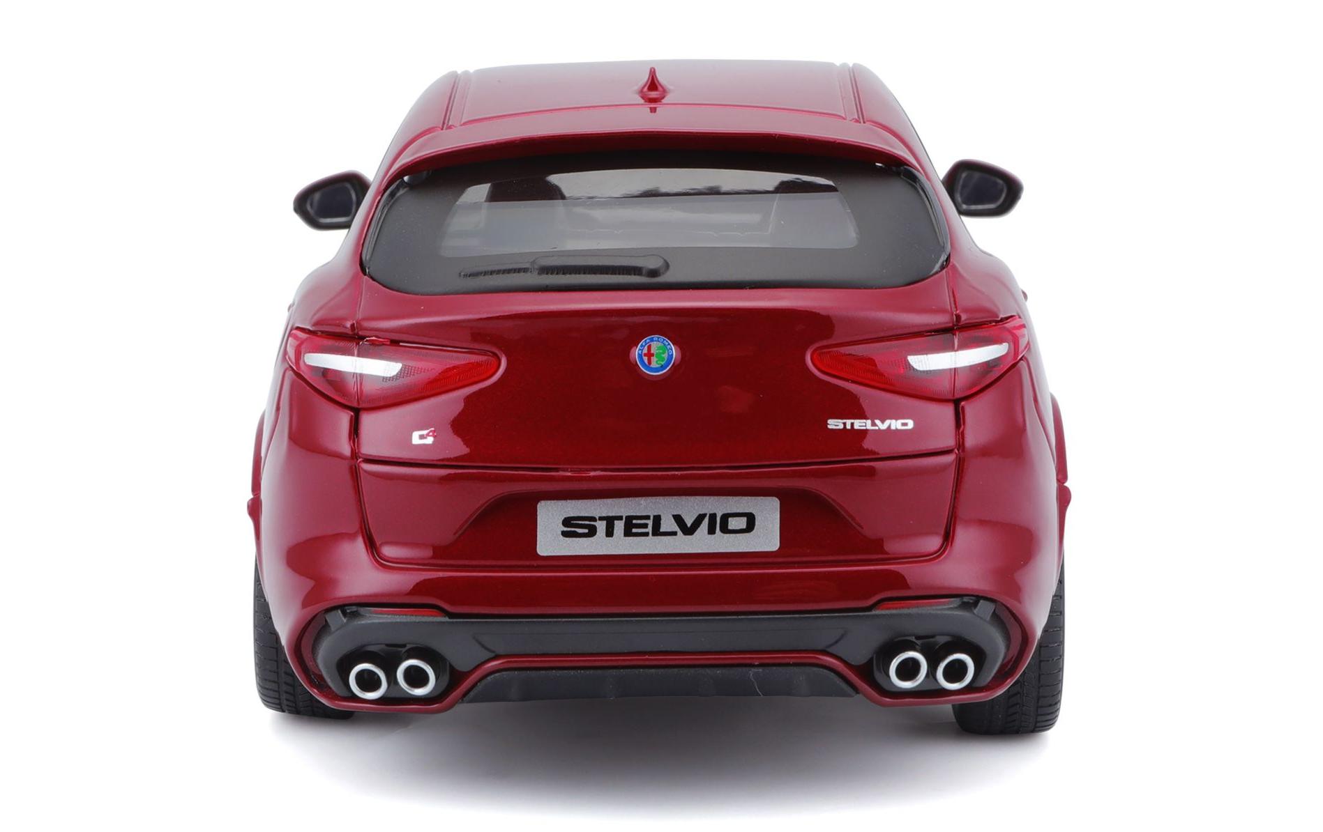 Alfa Romeo Stelvio Rot 1:24Sammlermodell im Massstab 1:24