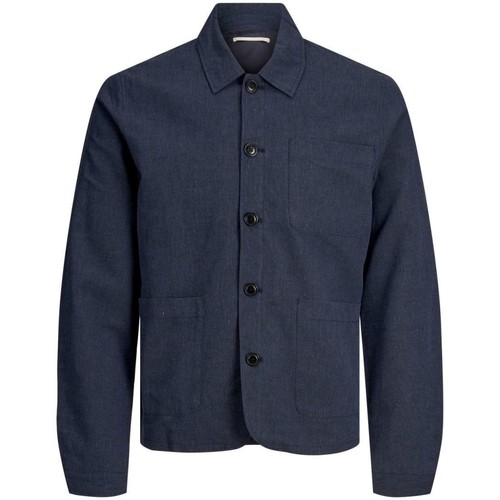 Jack & Jones - 12202812 LINEN HYBRID BLAZER-DARK NAVY Azul