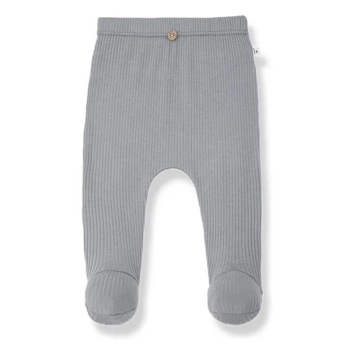 1+ in the family Legging Mia Côtelé | Gris galet