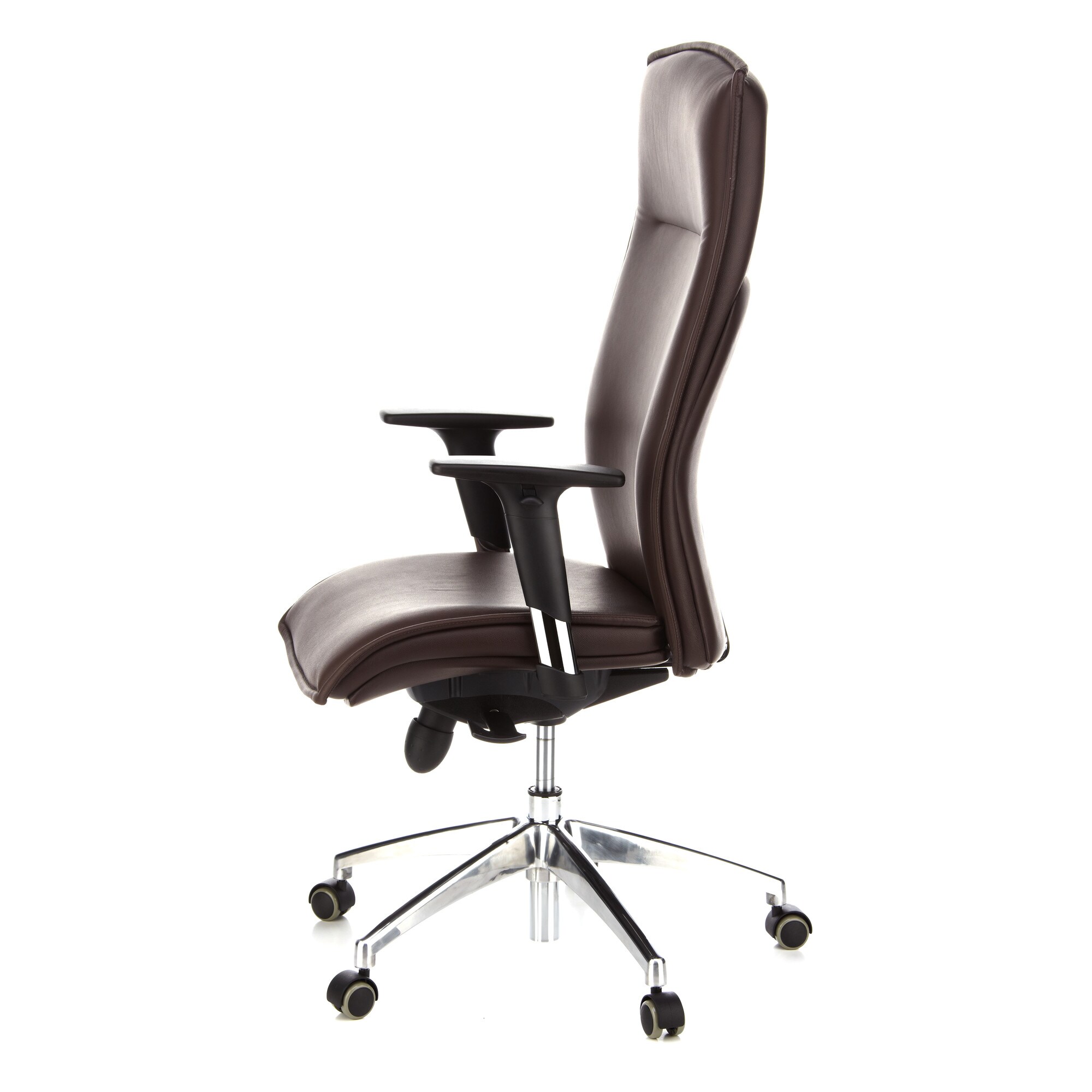 Luxus Chefsessel MURANO 20 Leder mit Armlehnen (höhenverstellbar) hjh OFFICE