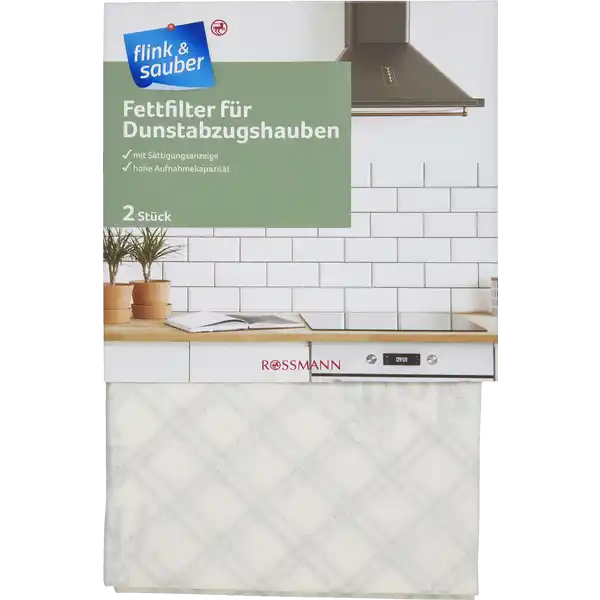 Fettfilter für Dunstabzugshauben