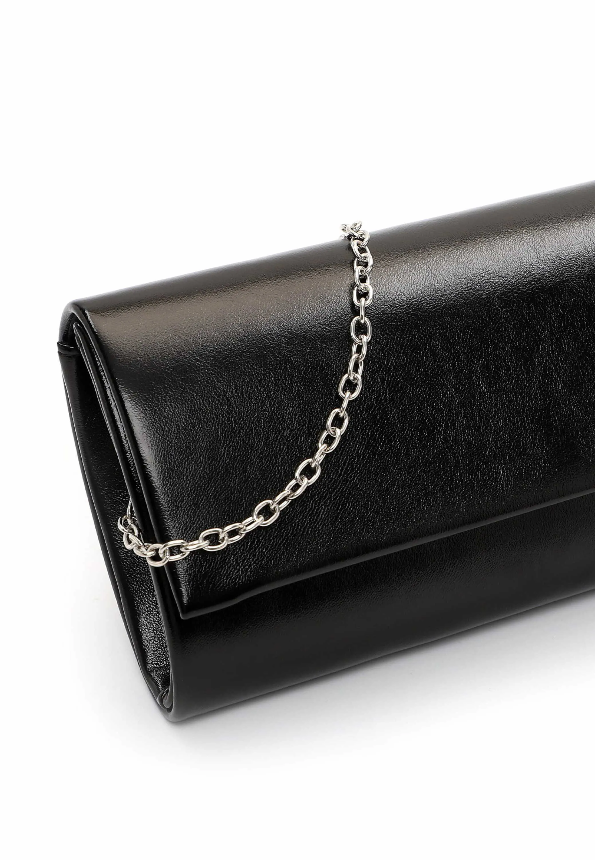 TAMARIS Clutch / Abendtasche Schwarz Lederimitat