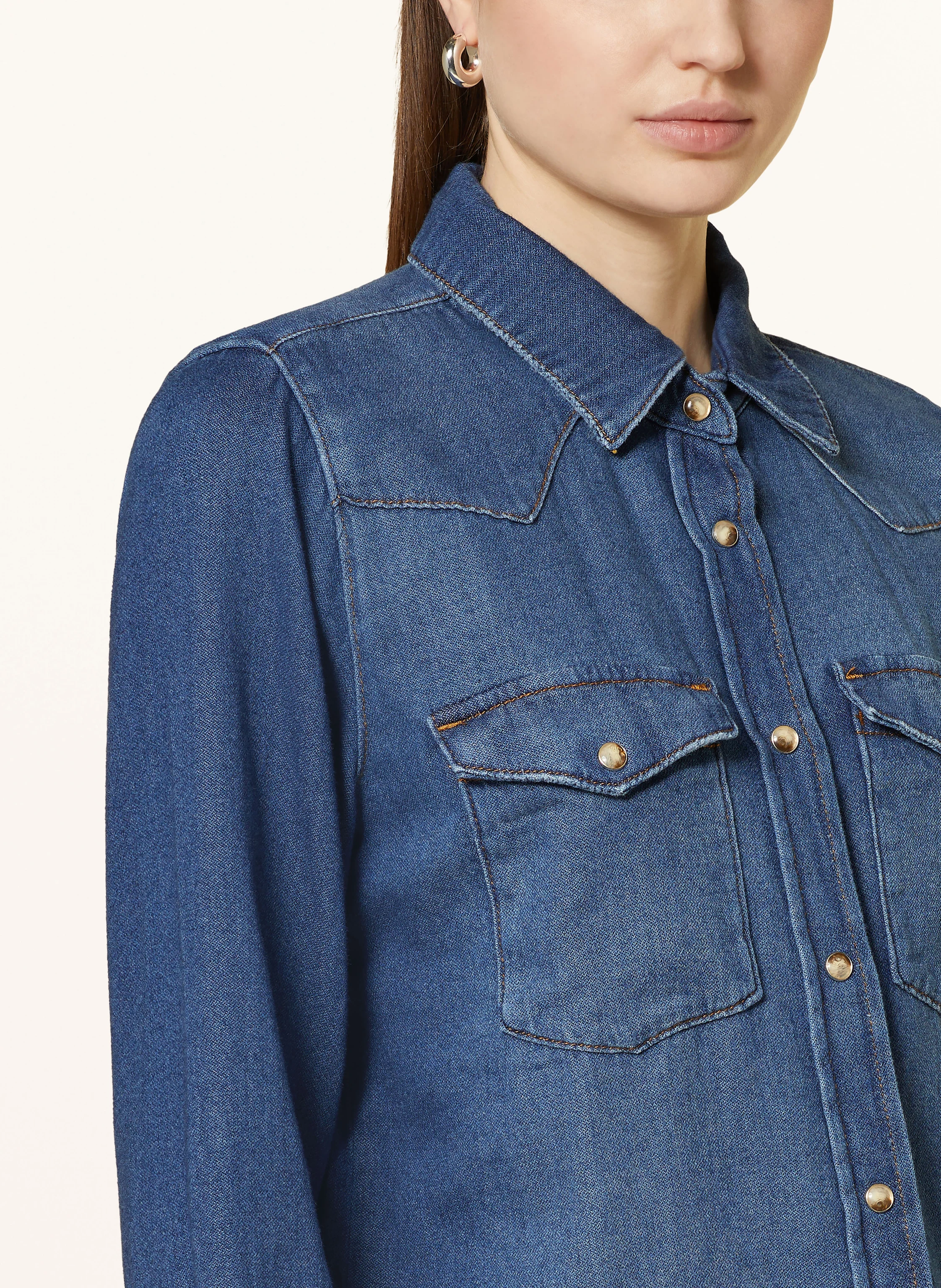 ba&sh Hemdbluse WALTER in Jeansoptik