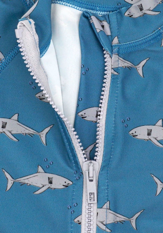 MAXIMO Schwimmanzug mit UV-Schutzfunktion, mit Print, mit Reissverschluss