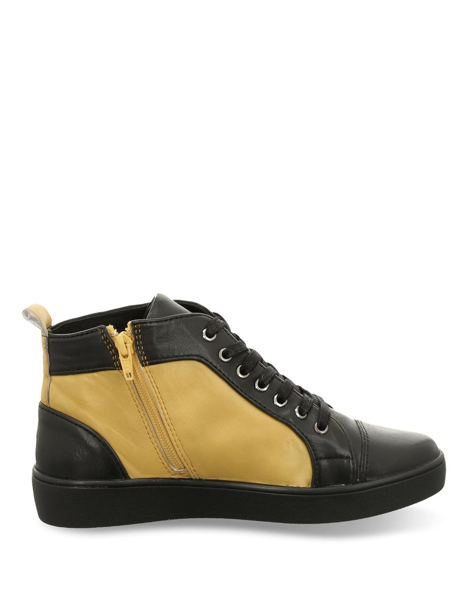 Halbschuh Lilli 91, schwarz-gelb