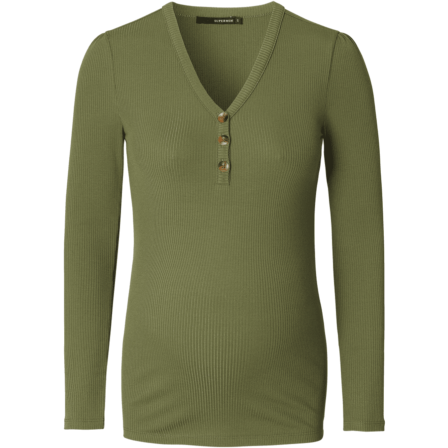 SUPERMOM Langarmshirt Elsmere Olivine
