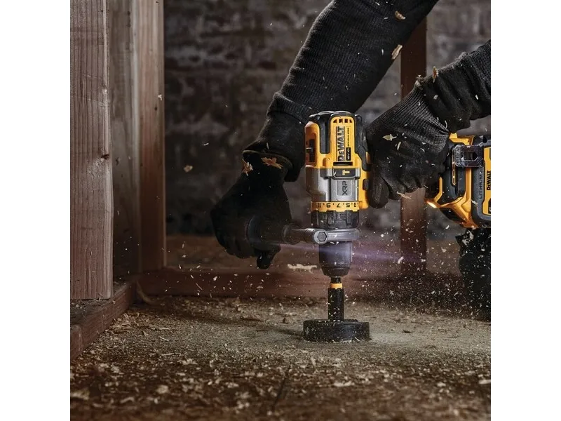 DeWALT DCD999NT-XJ - Hammerbor/skruemaskine - ledningfri - 3-hastigheders - nøgleløs borepatron 13 mm - 126 N·m - intet batteri - 18 V - SOLO