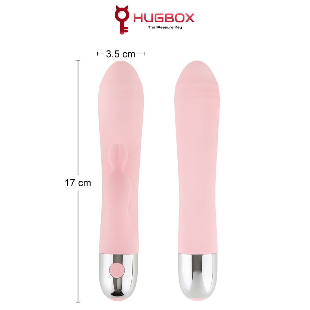 Vibromasseur rabbit - Rose - 10 programmes