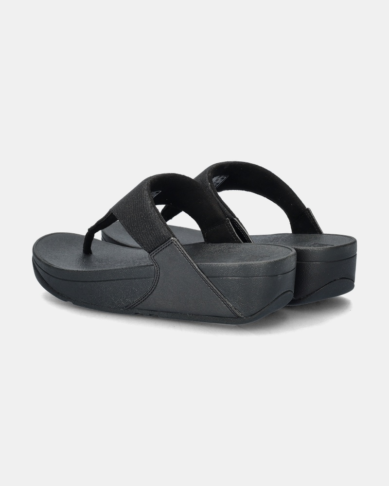 Fitflop Lulu Shimmer Lux Slippers  - zwart
