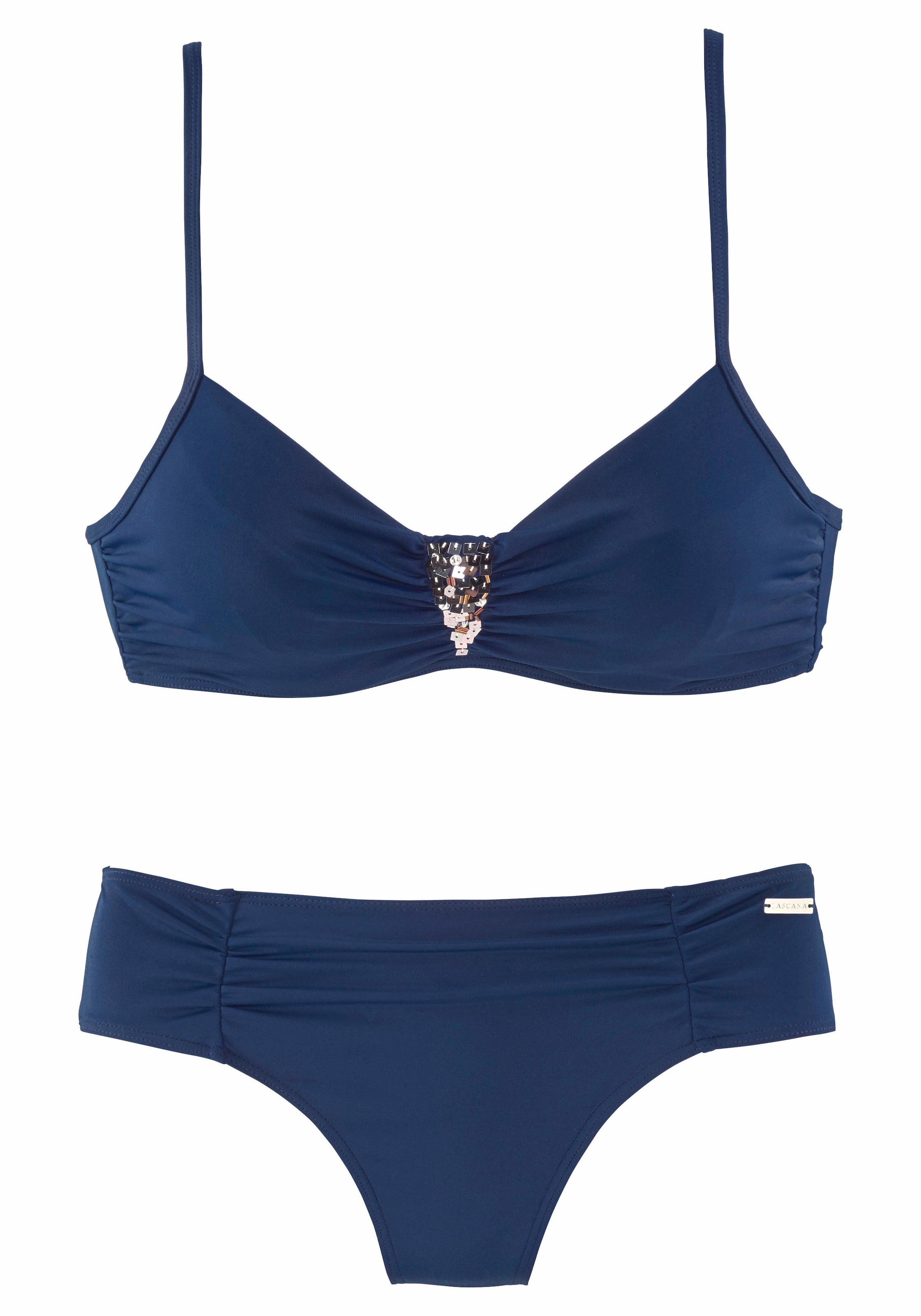 LASCANA Bügel-Bikini mit Pailletten-Verzierung