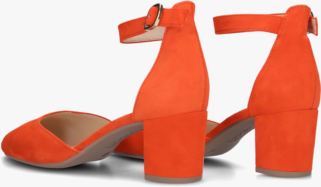 oranje gabor sandalen met hak 340