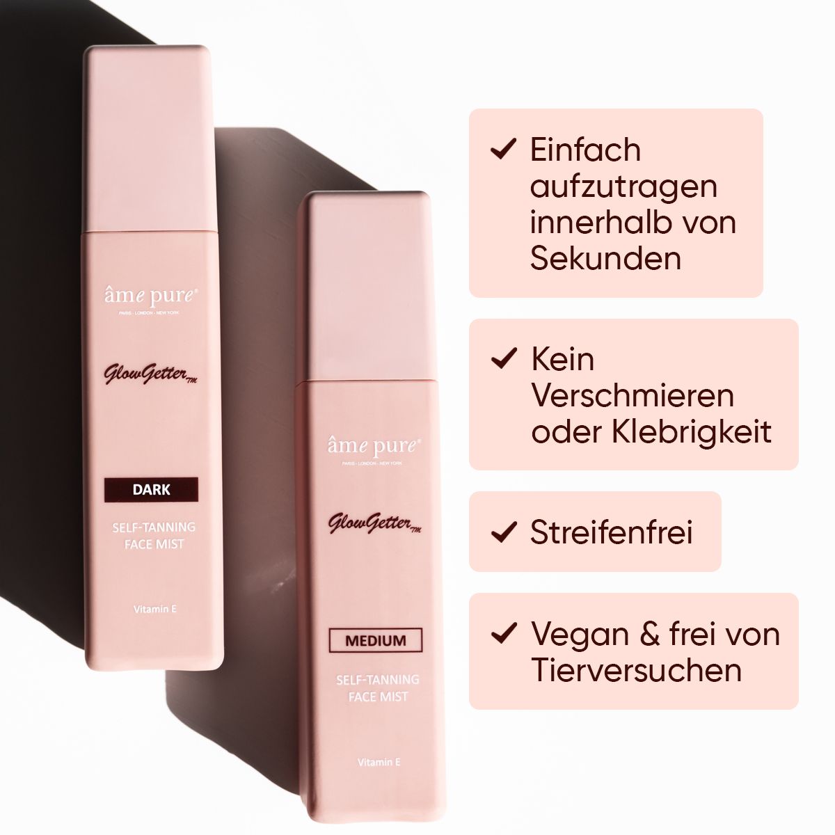 âme pure GlowGetter Dark Selbstbräunungs-Spray