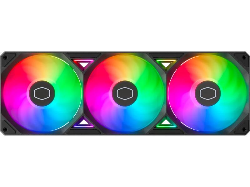Cooler Master Wasserkühlung SickleFlow Edge 360 ARGB Schwar CPU-Luftkühler mit AMD- und Intel-Kompatibilität