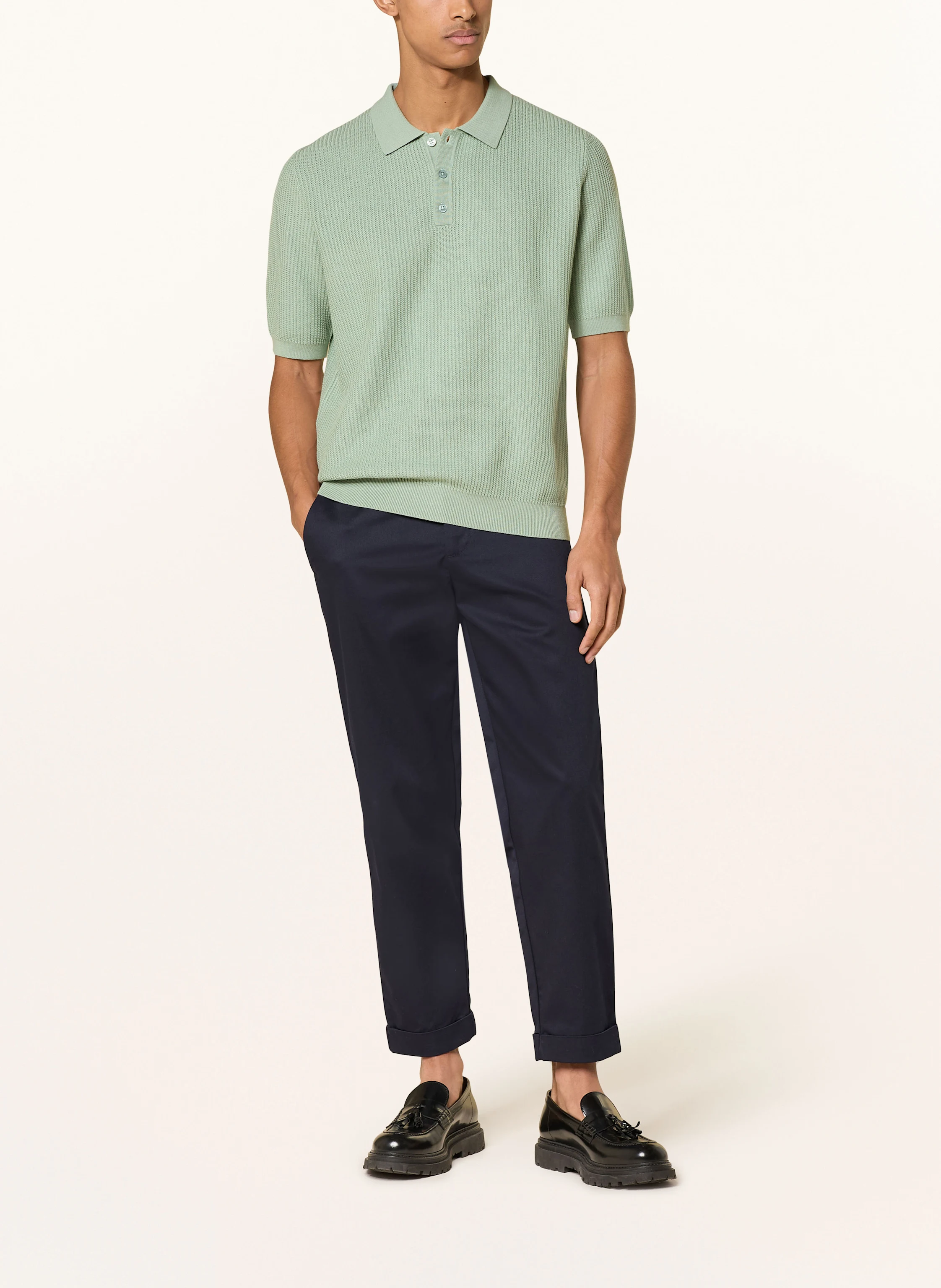 PAUL Strick-Poloshirt