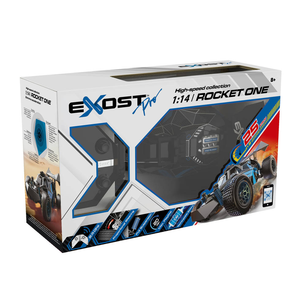 Exost op afstand bestuurbare auto PRO ROCKET ONE - 1:14
