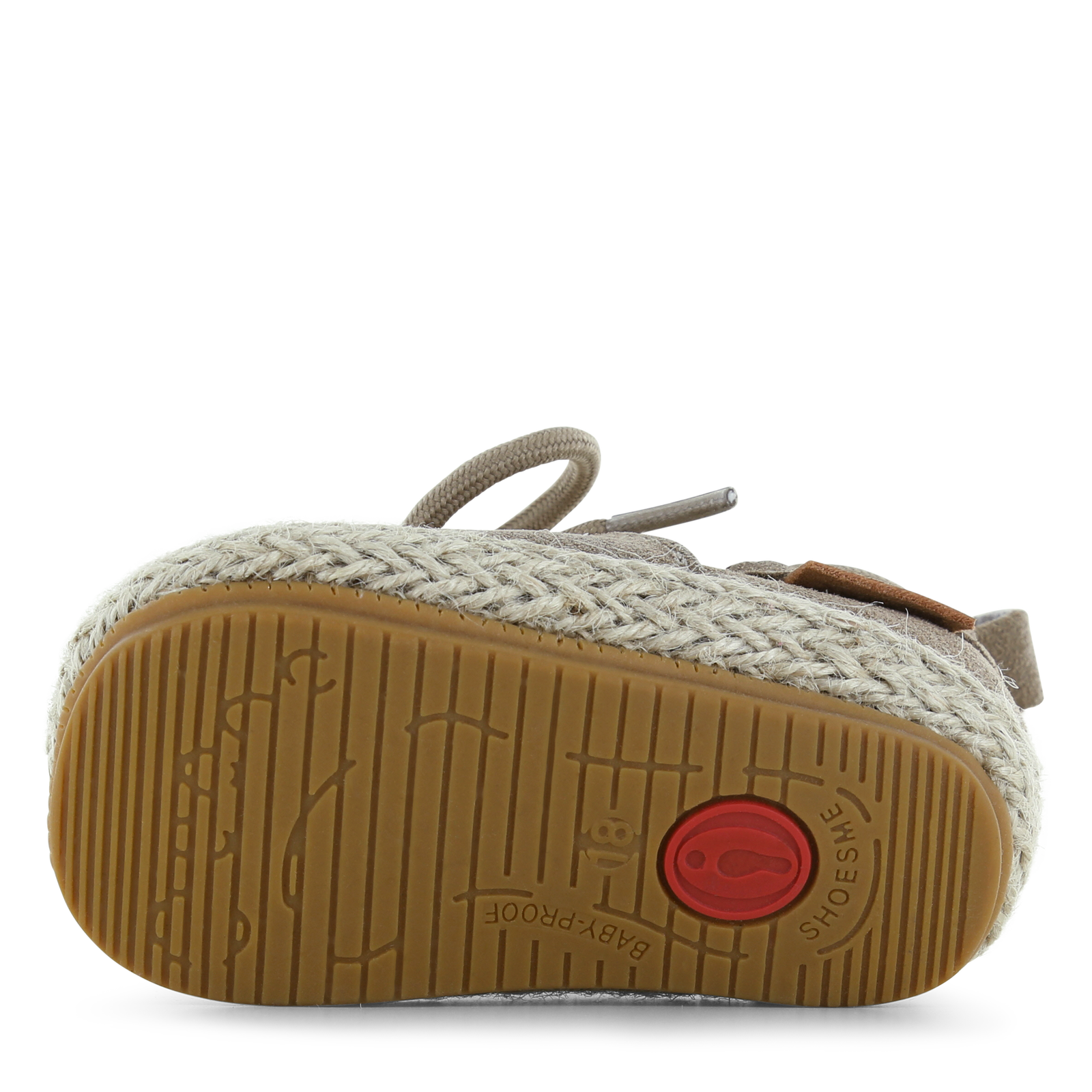 Shoesme taupe BABY-PROOF® espadrilles Leer | Uni schoenen