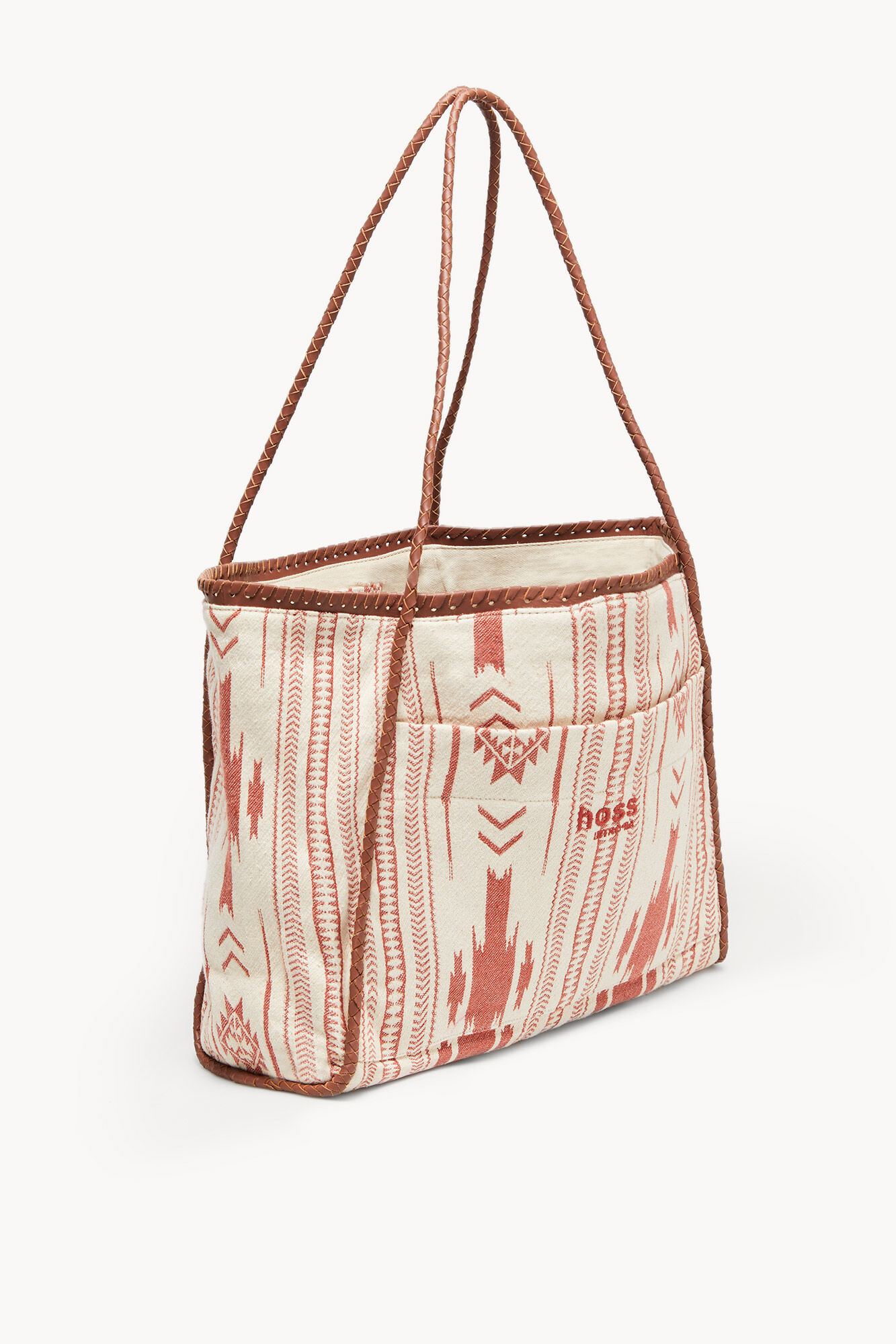 Bolsa tote Alejandra Jacquard - Rosa