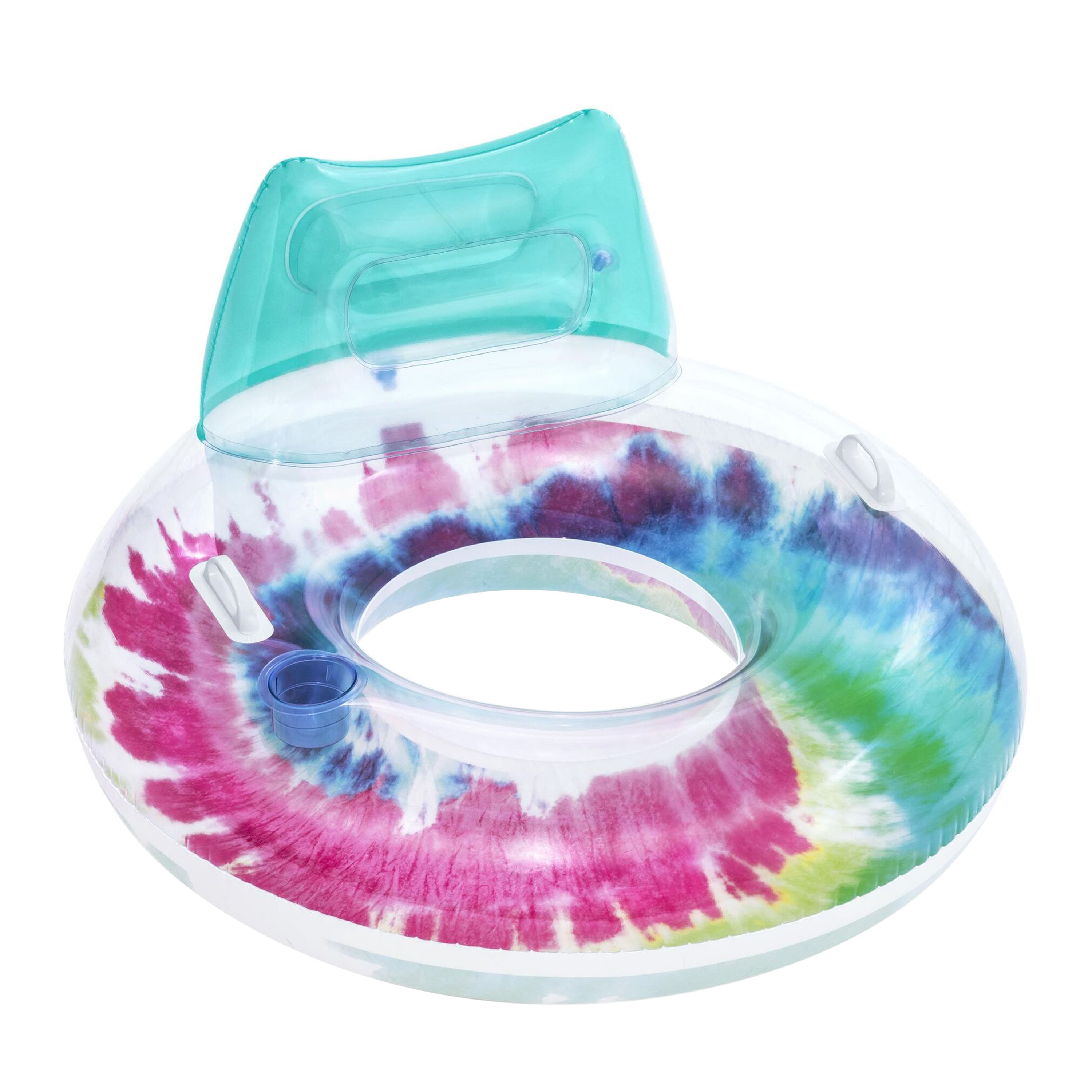 Schwimmring mit Rückenlehne Tie Dye 104 cm