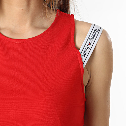 Robe Femme Logo Taping Strap 5350 Rouge