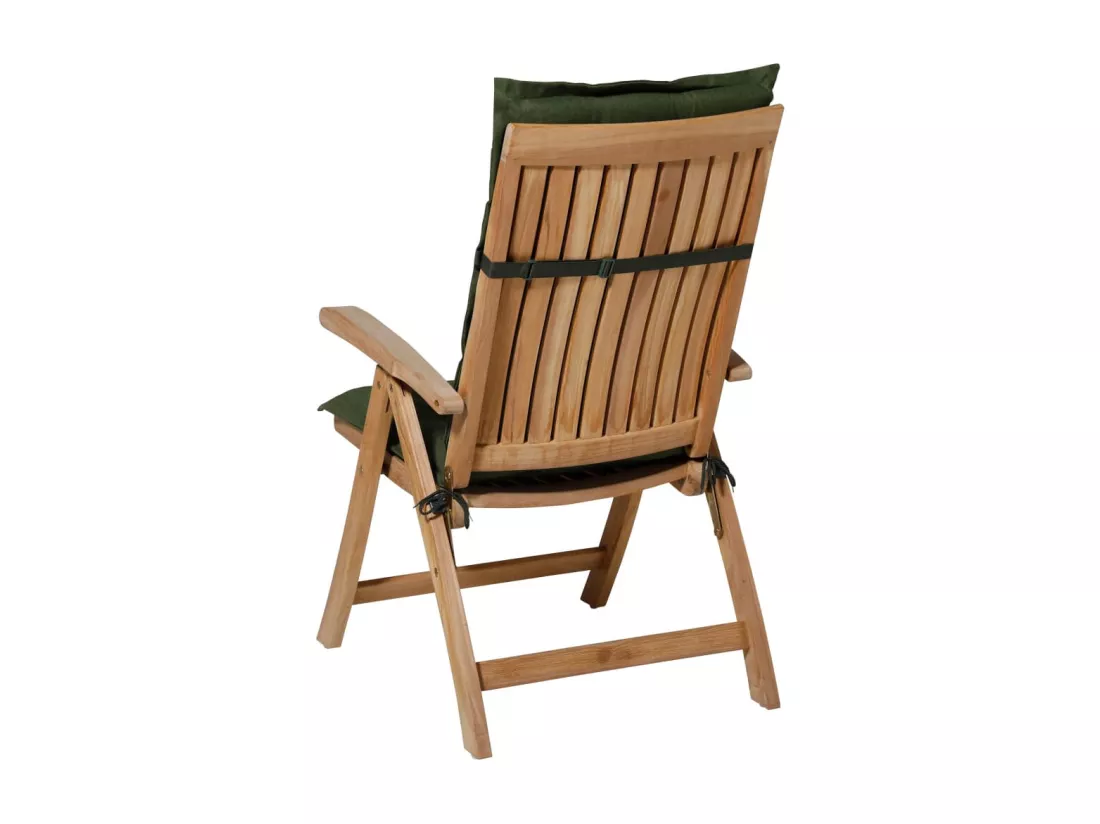 Coussin de chaise à dossier haut Panama 123x50 cm Vert
