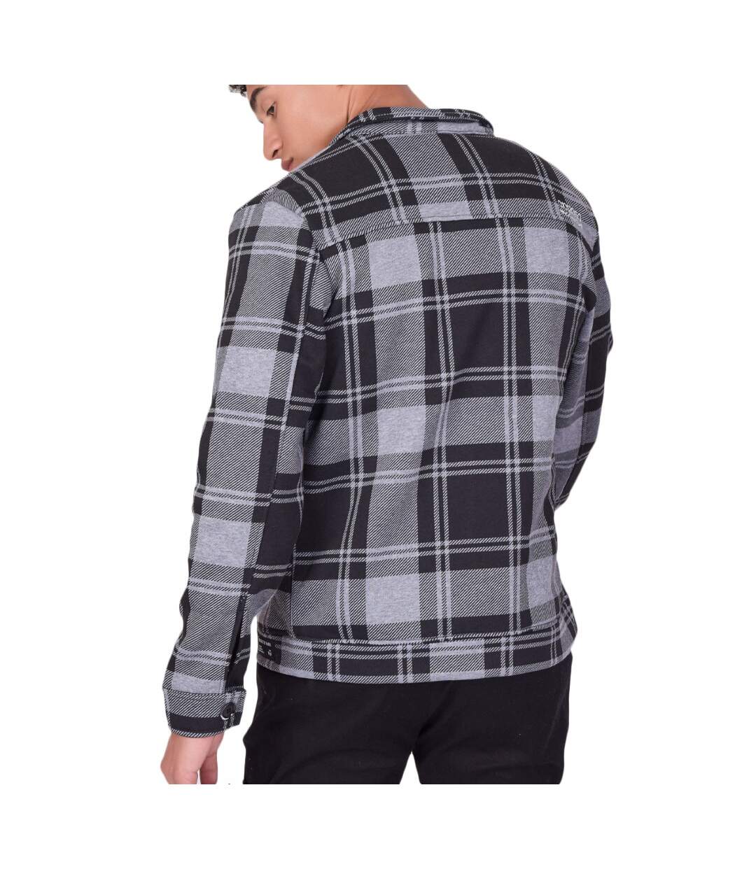Surchemise Noir Homme Project X Paris Carreaux