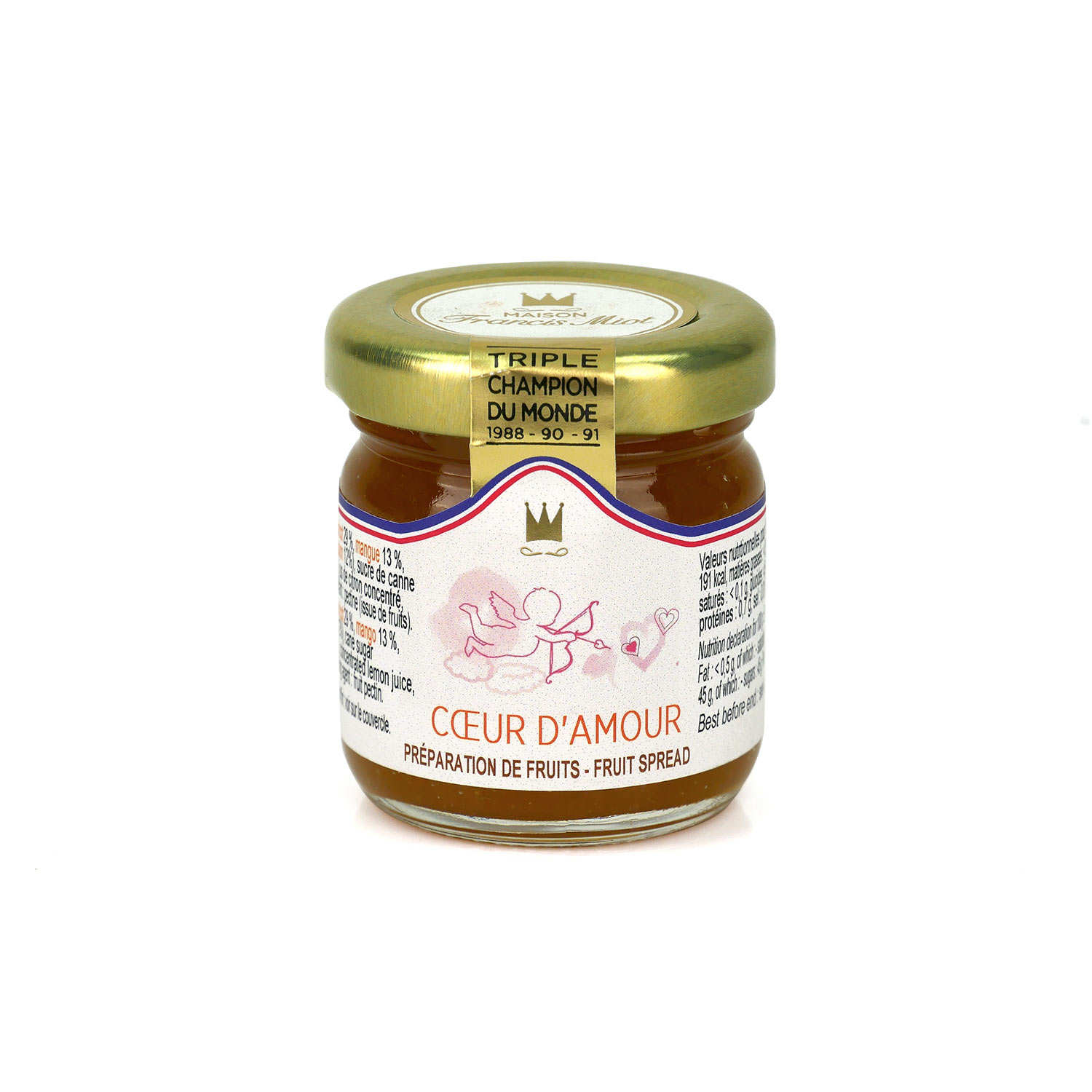 Confiture coeur d'amour (fruits exotiques, Champagne) - Francis Miot